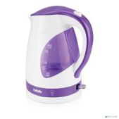 Чайник BBK EK1700P W/V 1.7л, 2.2кВт, бело-фиолетовый