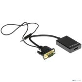 Адаптер Cablexpert A-VGA-HDMI-01 VGA M + аудио-> HDMI F, 0.15 м, питание от USB
