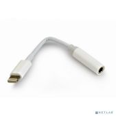 Переходник Cablexpert CCA-LM3.5F-01-W USB, Lightning/Jack3.5F, белый