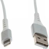 Кабель Cactus CS-LG.USB.A-1 USB m -Lightning m 1м белый блистер
