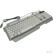 Клавиатура Dialog Gan-Kata KGK-25U SILVER USB, игровая, с трехцветной подсветкой клавиш, USB, серебристая