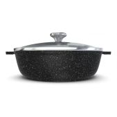 Жаровня Neva NG6525 Granite со стекл. крышкой 2.5л