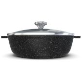 Жаровня Neva NG6540 Granite со стекл. крышкой 4л