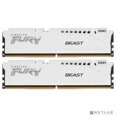 Модуль памяти DDR5 64Gb 2х32Gb 5600MT/s Kingston KF556C40BWK2-64 CL40 DIMM Kit of 2 Fury Beast White XMP