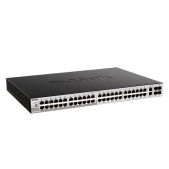 Коммутатор D-link DGS-3130-54PS/B2A DGS-3130-54PS Managed L3 Stackable Switch 48x1000Base-T PoE, 2x10Gbase-T, 4x10Gbase-X SFP+, PoE Budget 370W 740W with DPS-700, Surge 6KV, CLI, 1000Base-T Management, RJ45 Console, USB, RPS, Dying Gasp