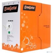 Кабель UTP 4 пары Exegate EX264556RUS кат.5e 100% медь, 26AWG, бухта 305м, серый, PVC