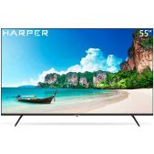 Телевизор 55 Harper 55U771TS UHD, безрамочный, Android Smart TV