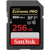 Карта памяти SDXC 256Gb SanDisk SDSDXDK-256G-GN4IN Class 10 V90 UHS-II U3 Extreme Pro, 300MB/s