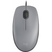 Мышь Logitech 910-006760 M110 темно-серый, оптическая 1000dpi silent USB 2but