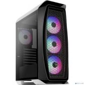 Корпус ATX без БП Aerocool One OneFrost-G-WT-v1woPSU 2xUSB, 2xAudio, 4xвентилятор 120мм, прозрачная стенка-закаленное стекло