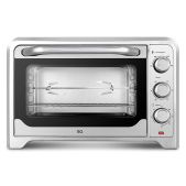 Мини печь BQ EO1002B 1600Вт, 30л, 5 режимов, чёрно-стальной