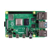 Микрокомпьютер Raspberry Pi 4 Model B RA544 1Gb RAM, Broadcom BCM2711 Quad core Cortex-A72 ARM v8 64-bit SoC @ 1.5GHz CPU, Wi-Fi, Bluetooth, 40-pin GPIO, 2x USB 3.0, 2xUSB 2.0, 2x micro-HDMI, CSI camera port, DSIdisplay port, MicroSD port, USB-C 5V