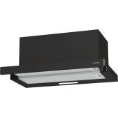 Вытяжка встраиваемая Gorenje TH606E7B кнопочное управление, ширина 60см, светодиодное освещение, алюминиевый жировой фильтр, 779 м3/ч, уровень шума 65 дБ, цвет черный