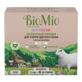 Стиральный порошок для цветного белья и всех типов стирок гипоаллергенный 1.5кг BioMio Без запаха, 507.04081.0101
