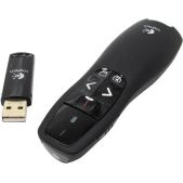 Презентер Logitech 910-004252 R400 Radio USB 15м черный