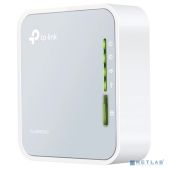 Маршрутизатор TP-Link TL-WR902AC AC750 портативный, беспроводной, 3 внутренние антенны, 1 порт WAN/LAN 100 Мбит/с, 1 порт US