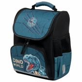 Ранец Пифагор BASIC 272046 Dino world 1 отделение, 3 кармана, эргономичная спинка, 35х28х18 см