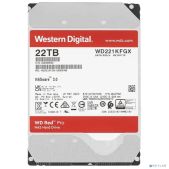 Жесткий диск SATA3 22Tb 512Mb 7200rpm Western Digital WD221KFGX 3.5 6 Gb/s, CMR