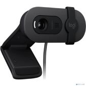 Веб-камера Logitech 960-001585 Brio 100 Full HD webcam Graphite USB