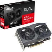 Видеокарта 8192Mb Radeon RX 7600 XT Asus Dual-RX7600-O8G-V2 90YV0IH2-M0NA00 HDMI, DPx3, D6