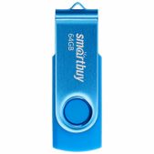 Устройство USB 2.0 Flash drive 64 Gb Smartbuy SB064Gb2TWB Twist, синий