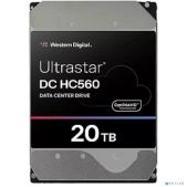 Жесткий диск SAS 20Tb 7200rpm WD WUH722020BL5204 HDD Server Ultrastar DC HC560 12Gb/s 256MB 1 year warranty