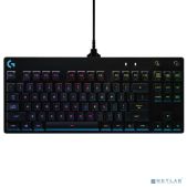 Клавиатура Logitech 920-009393 Gaming Keyboard G Pro TKL Corded Mechanical Black RUS USB CLICKY