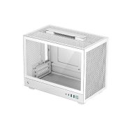 Корпус Mini-ITX без БП Deepcool CH160 WH R-CH160-WHNGI0-G-1 боковое окно закаленное стекло, белый