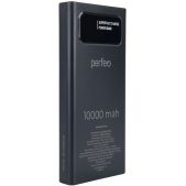 Внешний аккумулятор Perfeo E1631 10000mAh черный PD + QC 3.0/Выход: 3A/22.5W