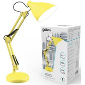 Светильник настольный Gauss GT0035 на струбцине E27 желтый 60Вт