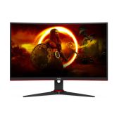 Монитор 27 AOC C27G2E Black-Red VA, изогнутый, 1920x1080, 165Hz, 1 ms, 178°/178°, 350 кд/м2 80M:1, +2xHDMI 2.0, +DisplayPort 1.2, +MM, AdaptiveSync