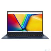 Ноутбук 15.6 Asus 90NB1021-M02250 X1504ZA-BQ1413 1920x1080 матовый IPS Intel i3-1215U 1.2GHz 8192Mb 512PCIGb SSD noDVD Int:Intel UHD Graphics Cam BT Wi-Fi 42WHr 1.7kg Quiet Blue DOS