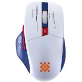 Мышь Defender 52126 Tisa GM-126 бело-синяя беспроводная, LED, 7D, 2.4+BT, 1600dpi