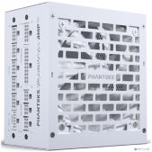 Блок питания ATX 3.1 850W Phanteks PH-P850GH_WT01 AMP GH 80 Plus Gold PCIe 5.0, APFC, вентилятор 120мм, Fully Modular, White