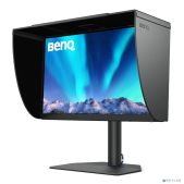 Монитор 27 BenQ SW272Q 2560x1440, IPS, 60Hz, 1000:1, 300cd, 5ms, 2xHDMI, DP; 2xUSB 3.0, USB Cx90W, Height adj 140, Pivot, 100% sRGb, Flicker-free;Low Blue Light, Calibration Report, Shading Hood, Grey