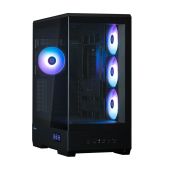 Корпус ATX без БП Zalman P50 DS Black, без БП, боковое окно закаленное стекло, черный