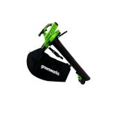 Воздуходувка-пылесос Greenworks 2406907UB GD40BVIIK4 аккумуляторный с АКБ 4Ач и зарядным устройством