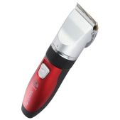 Машинка для стрижки Centek CT-2118 черно-красный сеть/аккум., ножи титан+керамика, 90мин от батареи