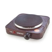 Плитка электрическая Centek CT-1506 коричневая 1.0кВт, 1 конфорка, чугун 155мм, усиленный корпус