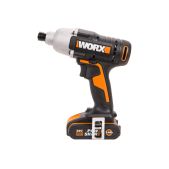 Винтоверт ударный Worx WX291аккумуляторный, 20В, 2Ач х1, кейс