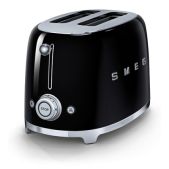 Тостер Smeg TSF01BLEU на 2 ломтика, черный