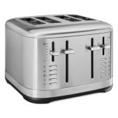 Тостер KitchenAid 5KMT4109ESX на 4 ломтика, нержавеющая сталь