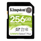 Карта памяти SDXC 256Gb Kingston SDS2/256Gb Canvas Select Plus 100R C10 UHS-I U3 V30