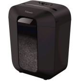 Шредер Fellowes FS-43007 PowerShred LX41 черный секр.P-4 перекрестный 8лист. 17лтр. скрепки скобы пл.карты