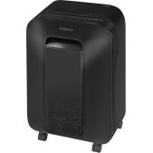 Шредер Fellowes FS-50500 PowerShred LX201 черный секр.P-5 перекрестный 12лист. 22лтр. скрепки скобы пл.карты