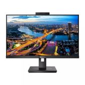 Монитор 27 Philips 275B1H/00 Black с поворотом экрана IPS, 2560x1440, 75Hz, 4 ms, 178°/178°, 300 кд/м2 50M:1, +DVI, +HDMI 1.4, +DisplayPort 1.2, +4xUSB 3xUSB 3.2, +WEB-Cam 2.0 mpx, +MM