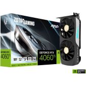 Видеокарта 16384Mb GeForce RTX 4060 Zotac ZT-D40620F-10M Ti 16Gb AMP GDDR6 128bit 3xDP HDMI 2Fan