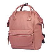 Рюкзак Brauberg 227078 Celebrity универсальный, экокожа, длинные ручки, коралловый, 34х23х15 см