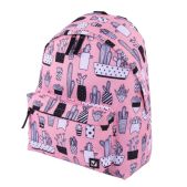 Рюкзак Brauberg 228859 сити-формат универсальный, Kaktusy, розовый, 41х32х14 см