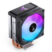 Кулер для процессора Jonsbo CR-1300 EVO Black LGA1700/1200/115X/AM5/AM4 TDP 160W, PWM, 90mm Dynamic Multi-Color LED Fan, 4 тепловые трубки, 4-pin Retail